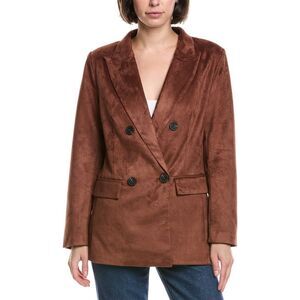 Pascale La Mode Womens  Blazer, Brown